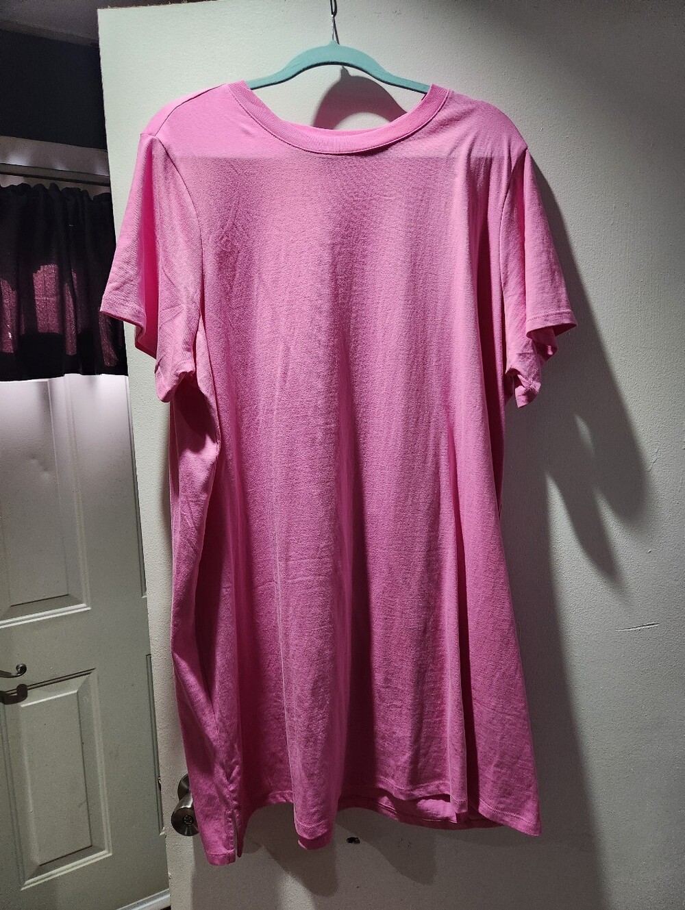 Old Navy Pink Short-Sleeve T-Shirt Dress